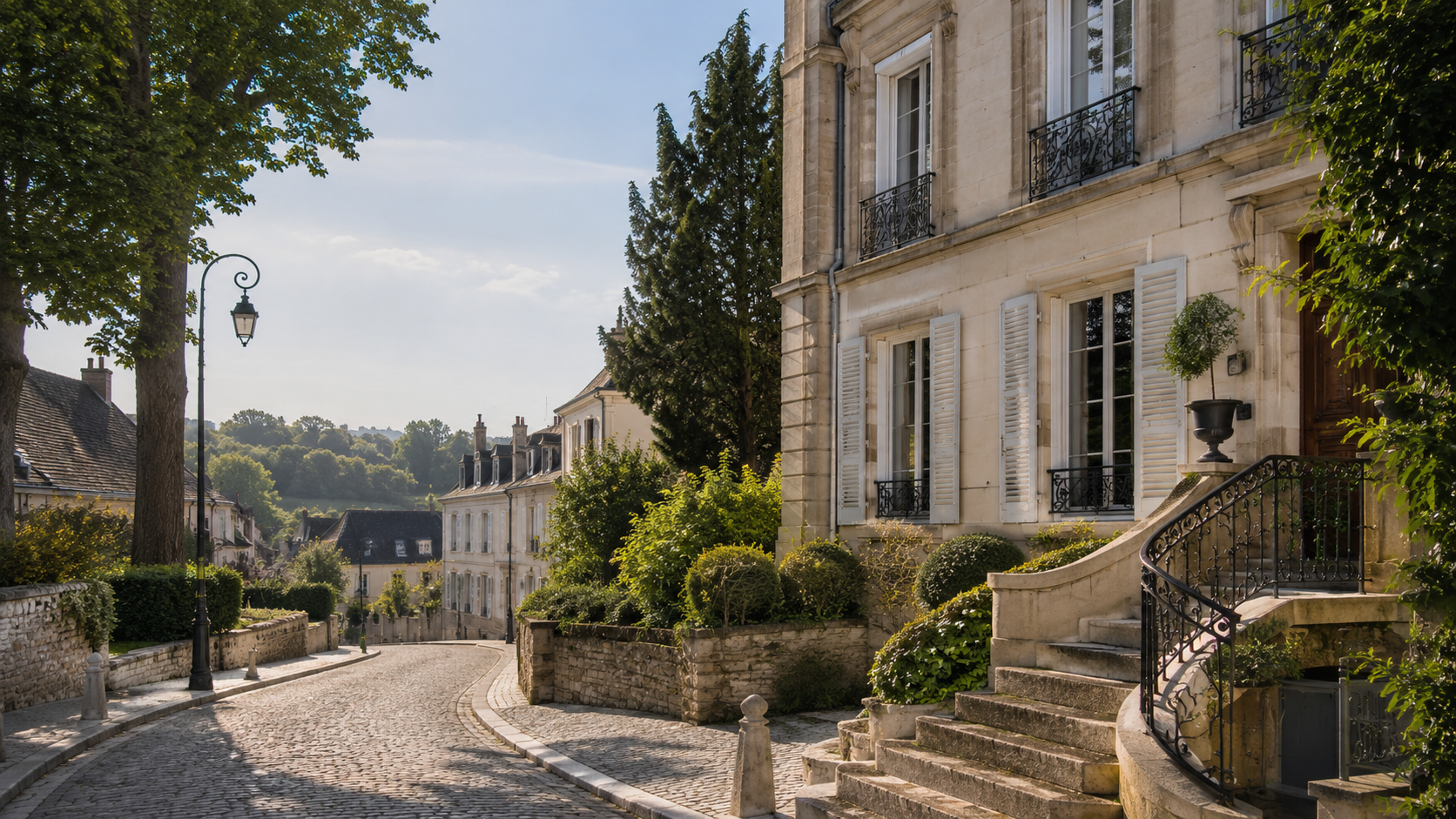 Quartier haussmannien Louveciennes Île-de-France